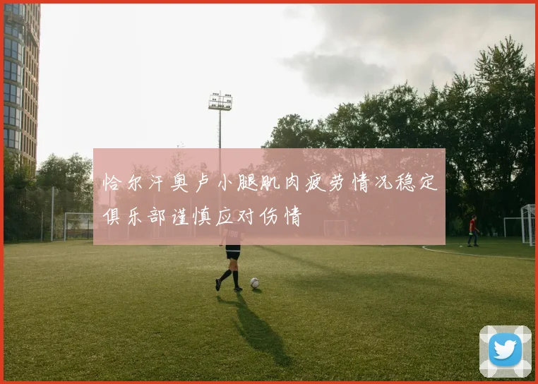 恰尔汗奥卢小腿肌肉疲劳情况稳定俱乐部谨慎应对伤情
