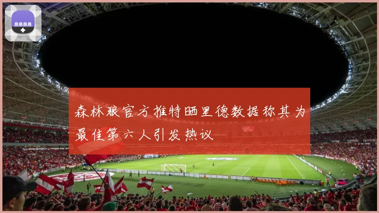 森林狼官方推特晒里德数据称其为最佳第六人引发热议